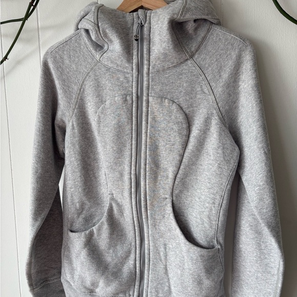 Lululemon Scuba Hoodie Heathered Grey | Size 4 - Picture 3 of 6